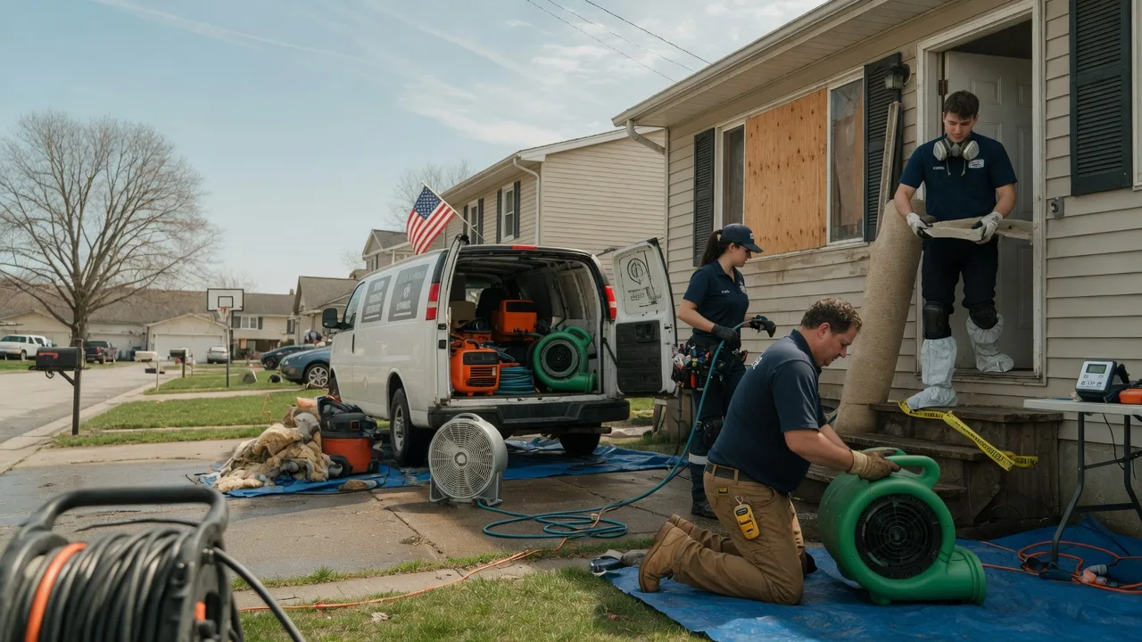 Water Damage Restoration in Moro, IL near me